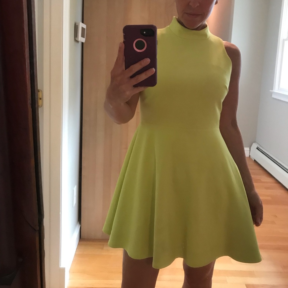 Elizabeth and James Lime Elle dress